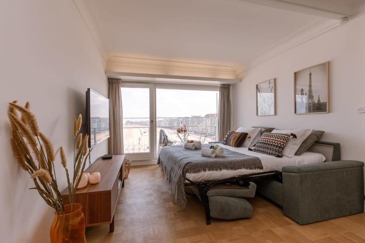 Апартаменти Stunning Studio With Sea-View And Terrace Кнокке-Гейст Екстер'єр фото